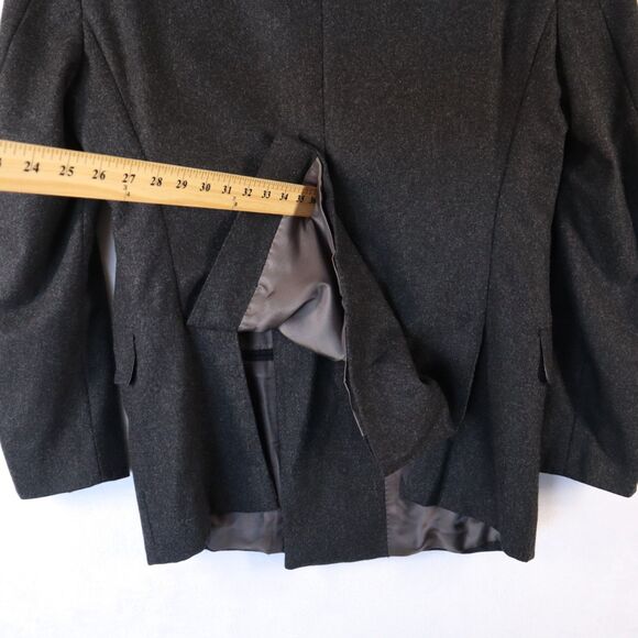 Thom Sweeney Men's 36 (EU46) Double Breasted Wool Blazer Sport Coat Gray Italy - Picture 10 of 15